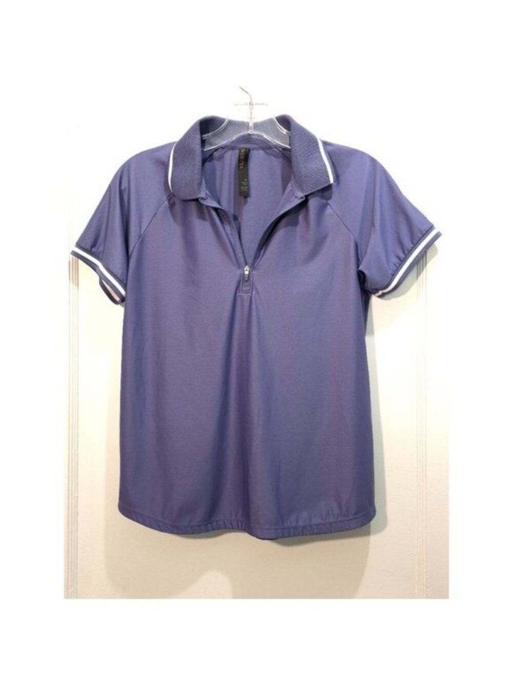 Mondetta Women's Golf Shirt Collared Short Sleeve 1/4 Zipper - Picture 2 of 10